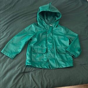 Old Navy Kids' Teal Hooded Raincoat